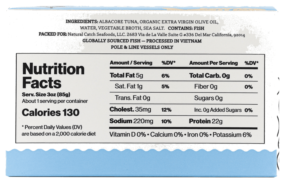 Albacore EVOO Back Transparent PNG preview