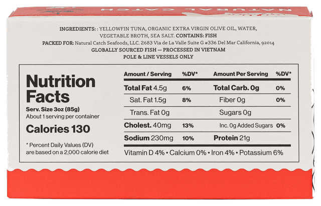 Yellowfin EVOO Back Transparent PNG preview